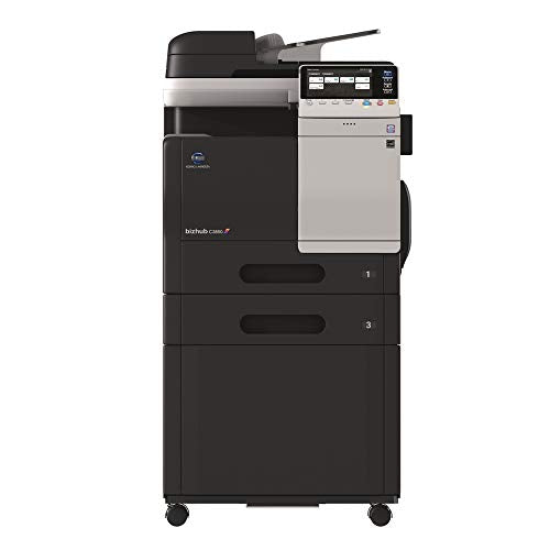 Konica Minolta Bizhub C3350 A4 Color Laser Multifunction Copier - 35ppm, Letter/Legal, Copy, Print, Scan, Auto Duplex, Network, Mobile Printing Support, 1 GB Memory, 320 GB HDD, 2 Trays, Stand