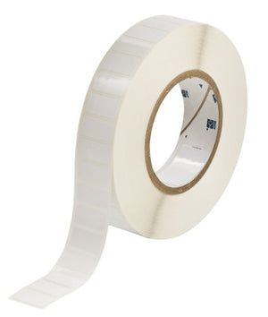 Brady THT-59-423-10 1" Width x 0.5" Height, B-423 Permanent Polyester, Gloss Finish White Thermal Transfer Printable Label (10000 per Roll)