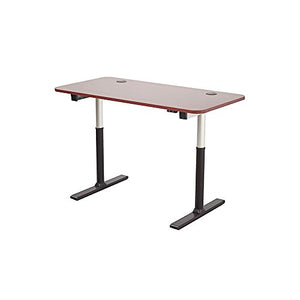 ApexDesk VT60NWC-S Vortex Series 60" 2-Button Electric Height Adjustable Sit to Stand Desk, New Cherry Top with Standard Controller
