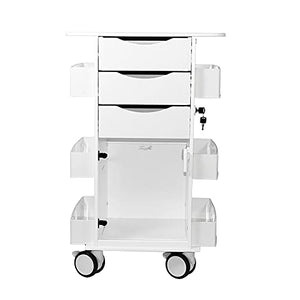 TrippNT Core DX Cart with White Drawers and Hinged Door