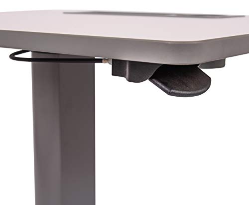 Stand Up Desk Store Pneumatic Adjustable Height Rolling Student Classroom Standing Desk -Gray