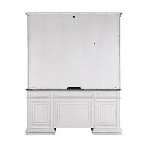 TOV White Credenza & Hutch Set