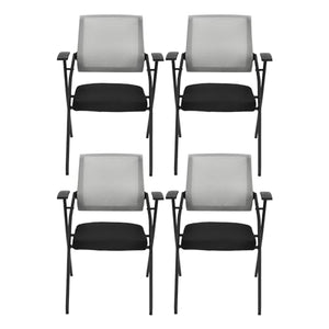 MEIWAIZX Reception Guest Chair Set of 4 - Grey