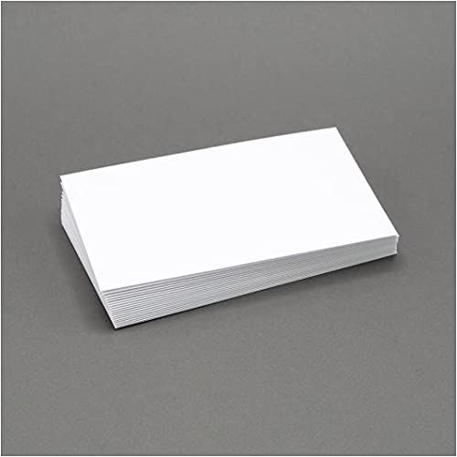 #6-3/4 White Wove V-Flap Envelopes, 3-3/5" W x 6-1/2" L, 24lb. - 5,000 Pack