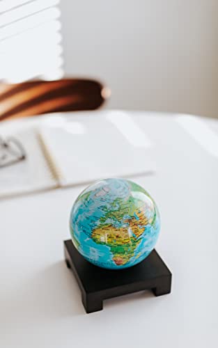 Mova Relief Map Blue Globe 6"
