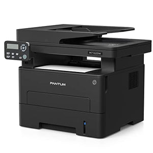 PANTUM M7102DW All in One Multifunction Laser Printer, Print Copy Scan, Black and White Monochrome Laser Printer with 50-Sheet ADF, Auto 2-Sided Printing, Connect with Wi-Fi, Network and USB