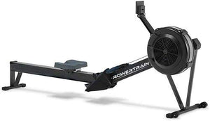 RowerTrain Air Resistance Home Rowing Machine, Adjustable Footrest and Bench, LCD Monitor-Real Time Data, Complete Workout, Easy Assembly-Foldable, High Calorie Burning
