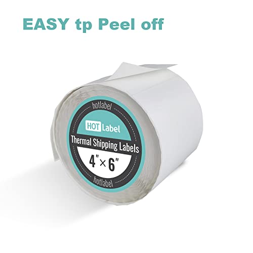 HotLabel S8 Thermal Label Printer - with 800 4×6 Shipping Labels - USB Barcode Sticker Maker Machine, Direct, Jar Bottle Labeller, UPS USPS FedEx Amazon Ebay Etsy Packages Postage Writer Windows Mac
