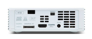Acer K132 WXGA DLP LED Projector, 600 Lumens, HDMI/MHL, White