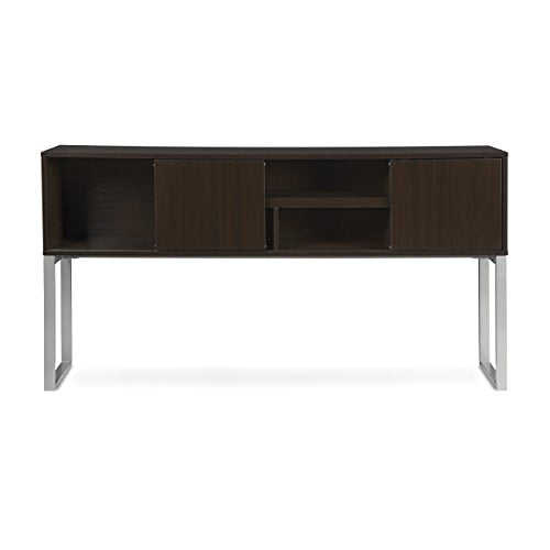 OFM Fulcrum Series 72" Hutch with Doors, Office Cabinet for Storage, Espresso (Cl-H7215-Esp)