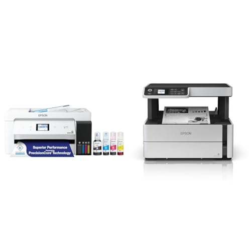Epson EcoTank ET-15000 Color All-in-One Printer & EcoTank ET-M2170 Monochrome All-in-One Printer Bundle