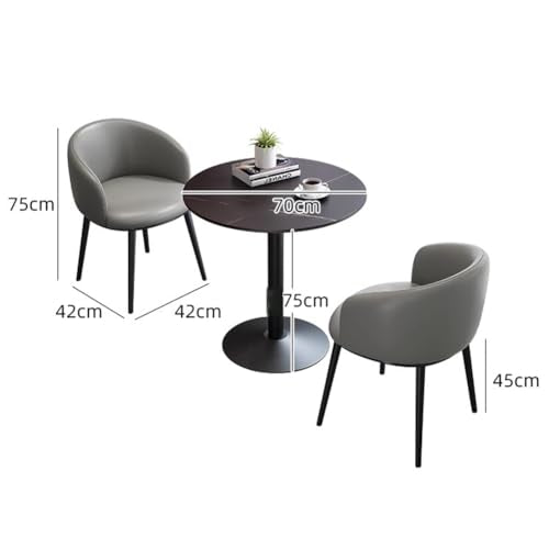 AG-HJMJP Reception Table and Chair Combination, Coffee Table Set for Sales Office Meetings