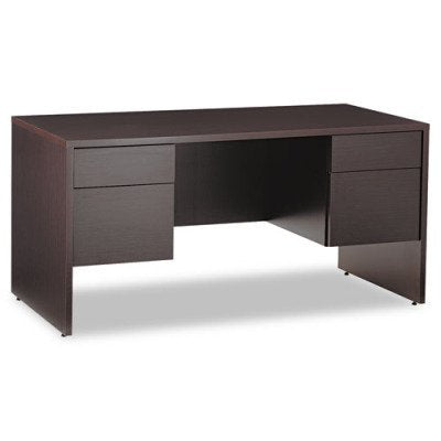 Genoa Series Double Pedestal Executive Desk Finish: Dark Espresso