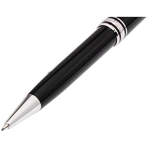 Mont Blanc 165-Meisterstuck Classique Platinum Mechanical Pencil, Black-0.7 (2868)