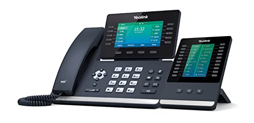IP Phone Market Yealink T54W IP Phone with EXP50 Expansion Module [5 Pack] - Power Adapters Included