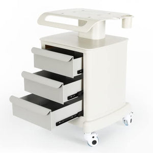 Rocita Mobile Ultrasound Cart with 3 Drawers - 110LBS Load