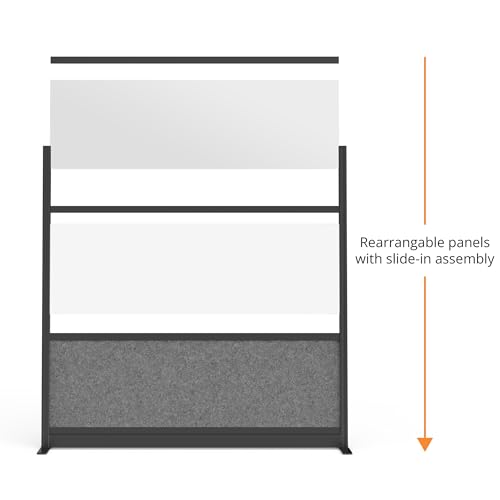 S Stand Up Desk Store Expanse Modular Wall | 70in x 48in Wide Paneling Room Divider