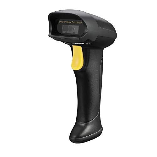 NuScan 2500TB - Commercial Wireless 2D Barcode Scanner with Charging Cradle, Antimicrobial, CCD Sensor, with USB for POS