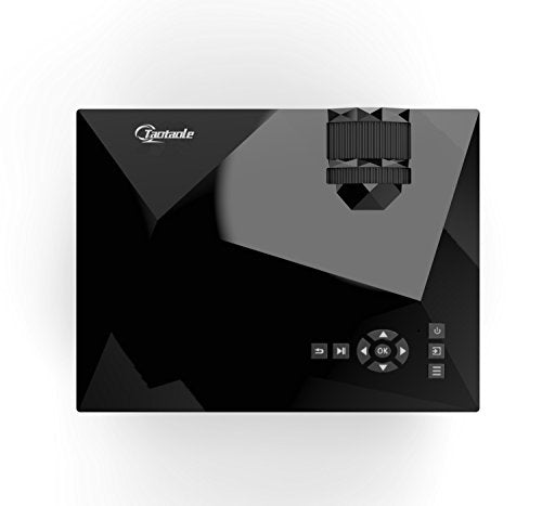 Taotaole Multimedia Mini 1200 Lumens Pro Wireless Portable LCD LED Home Theater Projector Support 1080P With IP/IR/USB/SD/HDMI/VGA