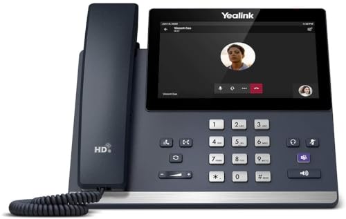Yealink MP56-TEAMS Edition Desk IP Phone [10 Pack] - 7" Touch Screen, PoE - Renewed