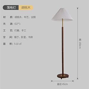 None Retro Floor Lamp Japanese Style Nordic Living Room Bedroom Bedside Atmosphere Lamp