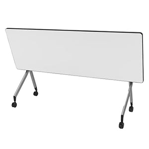 Regency Flip Top Training Seminar Table, 60" x 24", White