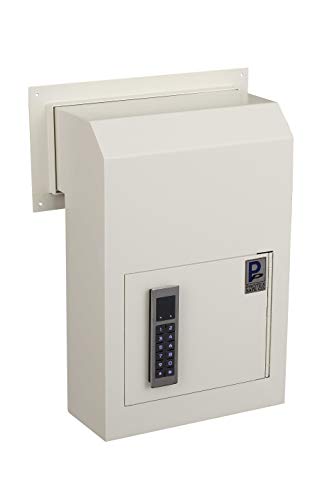 Protex WSS-159E II Through The Door Drop Box with Electronic Lock, Beige