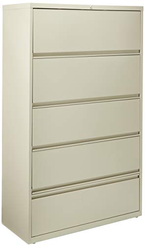 Lorell LLR43516 Receding Lateral File with Roll Out Sleeves, Putty