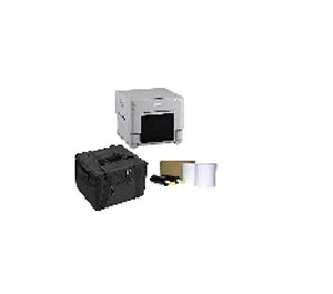 DNP DS-RX1HS 6" Dye Sublimation Printer, 290 4x6 Prints Per Hour - Bundle - with 4x6 Media, 700 Prints Per Roll, 2 Rolls and Protective Carrying Case
