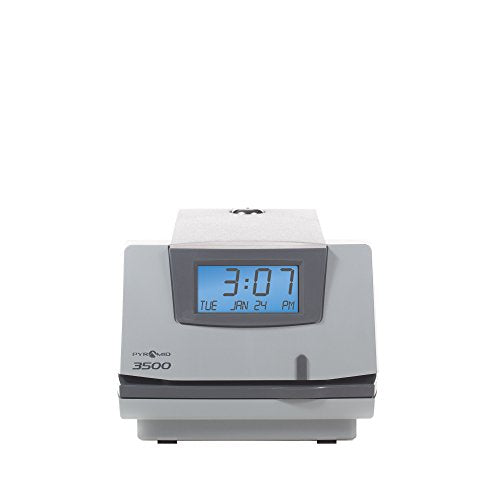 Pyramid 3500 Multi-Purpose Time Clock and Document Stamp - Made in the USA