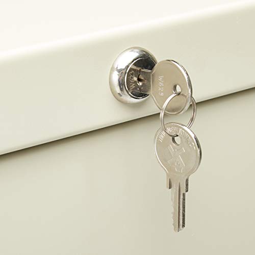 Lorell LLR43516 Receding Lateral File with Roll Out Sleeves, Putty
