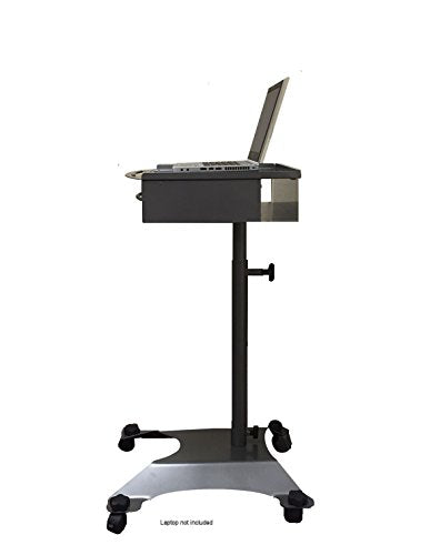 Mobile Laptop Cart with Drawer