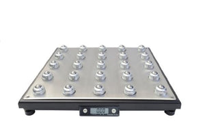 Fairbanks Scales 31082 Ultegra Max R9050 Series Roller Top Parcel Shipping Scale, 21" Length, 21" Width, 3-1/2" Height, 250 lbs Capacity, 0.05 lbs Readability