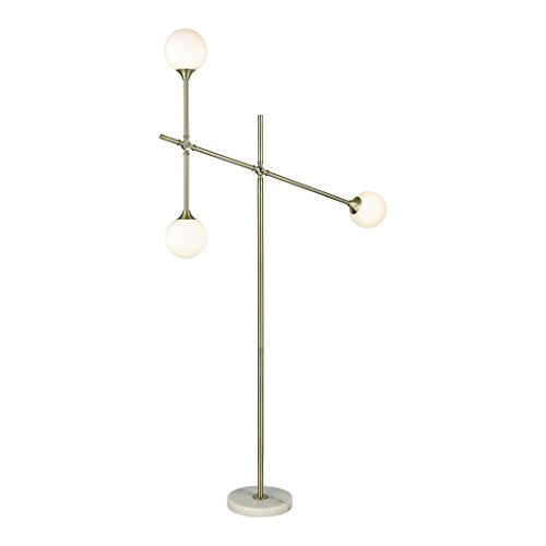Diamond Lighting D3261 Floor lamp Aged Brass, Frosted White