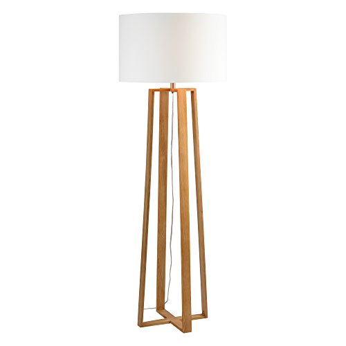 Ren-Wil Todd Floor Lamp Large Natural Wood Color