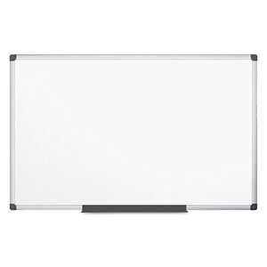 MasterVision MA2112170MV Value Melamine Dry Erase Board 48 x 96 White Aluminum Frame