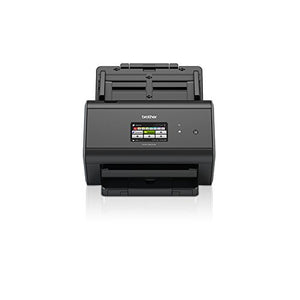 Brother ImageCenter ADS-2800W Wireless Document Scanner, Multi-Page Scanning, Color Touchscreen, Integrated Image Optimization, High-Precision Scanning, Continuous Scan Mode, Black