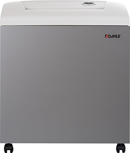 Dahle 40514 Cross Cut Paper Shredder with SmartPower Energy Management, 20 Sheet Capacity, Shreds CDs, Staples, Credit Cards - Security Level P-4