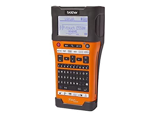 Brother PT-E550W Wireless Handheld Labeling Tool with Auto Strip Cutter