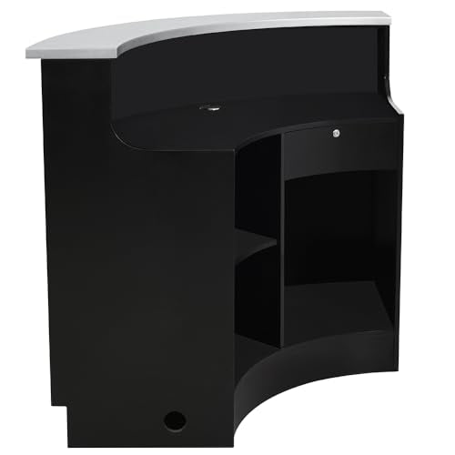 Dir LED Illuminated Curved Reception Desk