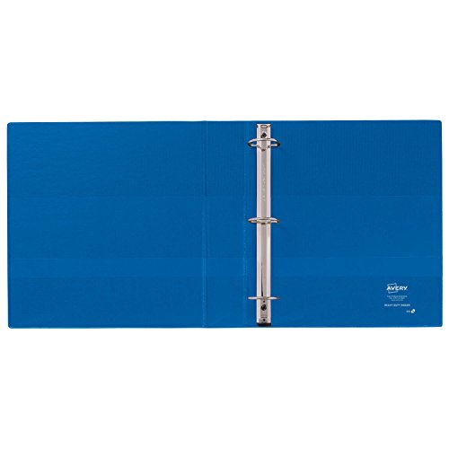 Avery Heavy-Duty Binder with 1.5-Inch One Touch EZD Ring, Blue, 1 Binder (21014)