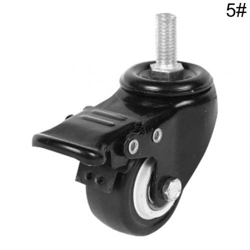 Multipurpose 1.5" Mute Universal Directional Brake Caster Wheel Furniture Accessory
