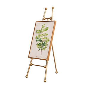Easel Display Stand Easel Adjustable Iron Art Sketch Display Easel Stand For Artist Art Tools Folding Easels Floor Stand Poster Frame Wedding Easel (Color : Gold, Size : L)