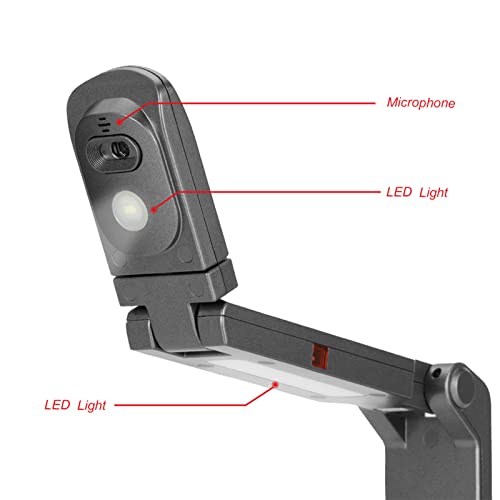 XIXIAN USB Document Camera V500 - 8 Mega-Pixel HD, Auto Focus, A3 Scanning - USB/VGA Ports - Ideal for Teachers Online
