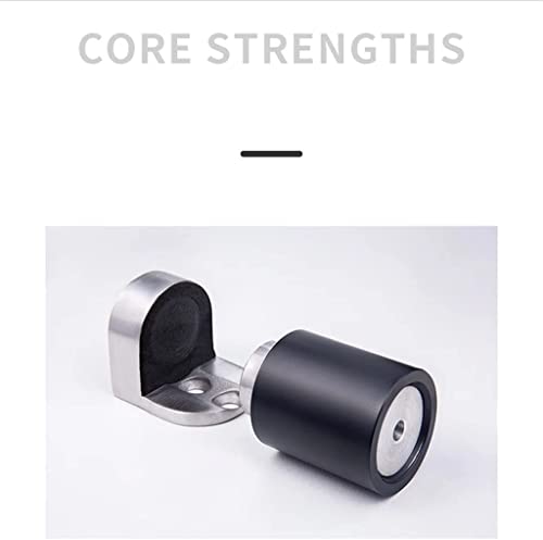 Stainless Steel Heavy Door Stop Magnetic Door Stopper - Black