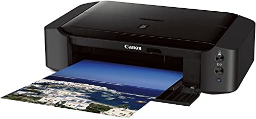 Canon PIXMA iP Series Wireless Photo Printer, Apple AirPrint, Google Cloud Print, PictBridge, USB Compatible, Color resolution upto 9600 x 2400 dpi, up to 13" x 19", FHD Movie Print, TWE Printer Cable