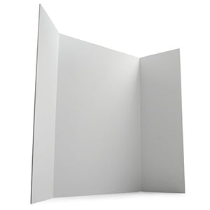 Elmer's Tri-Fold Premium Foam Display Board, White, 36x48 Inch (Pack of 12)
