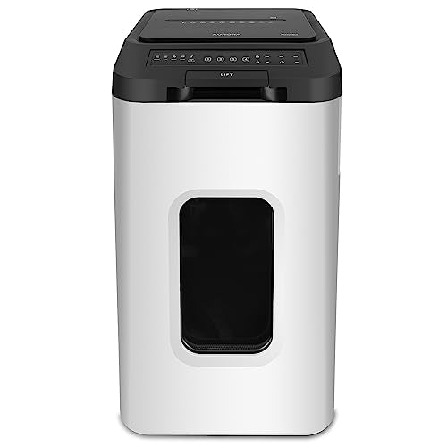 Aurora Commercial Grade 400-Sheet Auto Feed High-Security Micro-Cut Paper Shredder