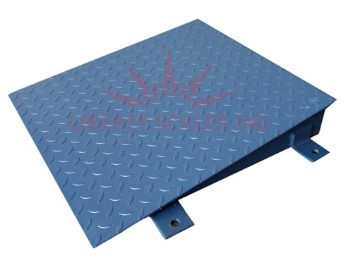 Liberty Scales Industrial Digital Floor Scale 24" x 24" for Warehouse Shipping, 1000lb Capacity