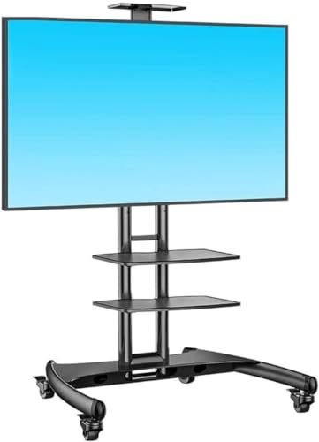 NSIBAN Rolling TV Cart Stand for 32-65 Inch TVs
